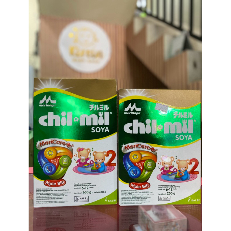 

Morinaga Chil Mil Soya 200g/600g Susu Soya Untuk Anak Alergi Susu Sapi Tahap 2 (6-12)