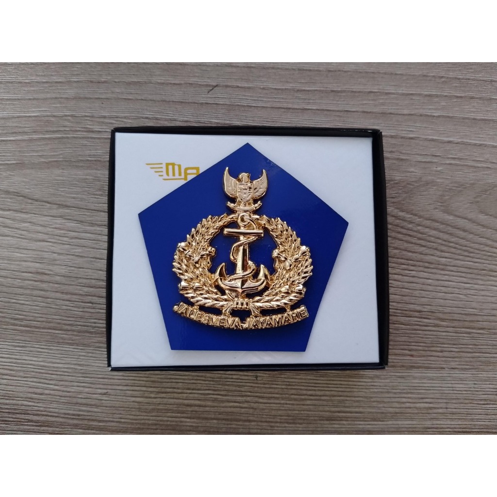 EMBLEM TNI AL BARET BRIVET BREVET PIN PREMIUM MAEXCLUSIVE