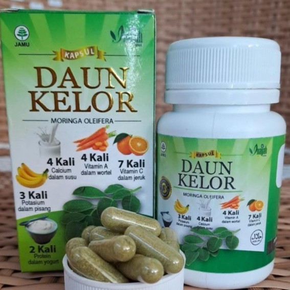 

STOK TERBATAS Kapsul Daun Kelor - Isi 60 Kapsul