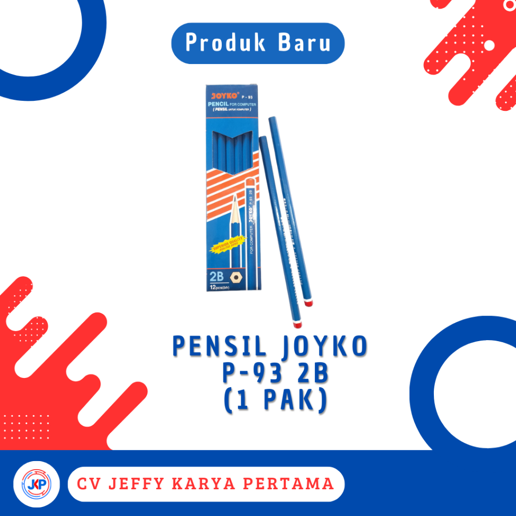 

Pencil Joyko P-93 2B (1 Pak)