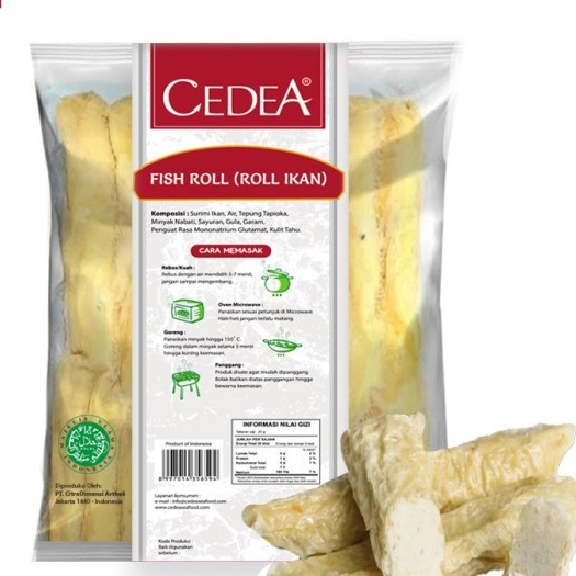 

CEDEA FISHROLL KEMASAN 1 KG