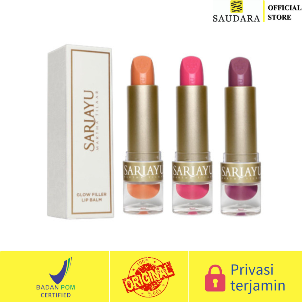 Sariayu Glow Filler Lip Balm - Pelembab Bibir