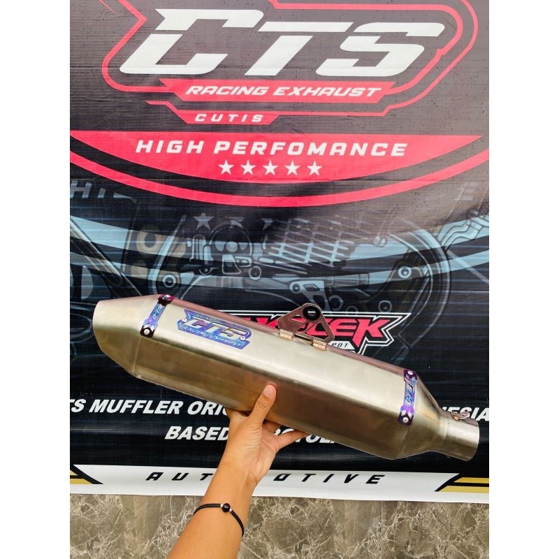 SLENCER CTS KAPSUL MODEL KTM LOGO BLUE TERBARU