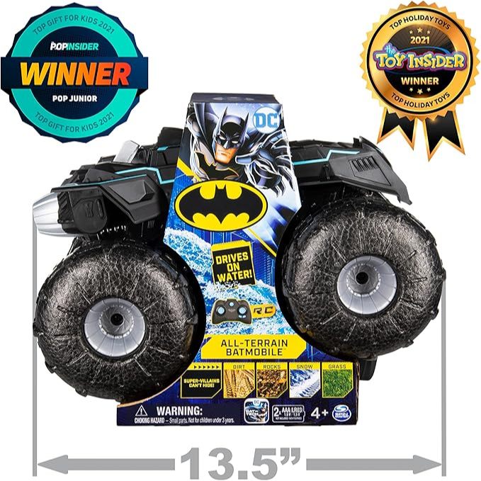 DC Comics Batman All-Terrain RC Batmobile 1:15 Not Monster Jam SM67856