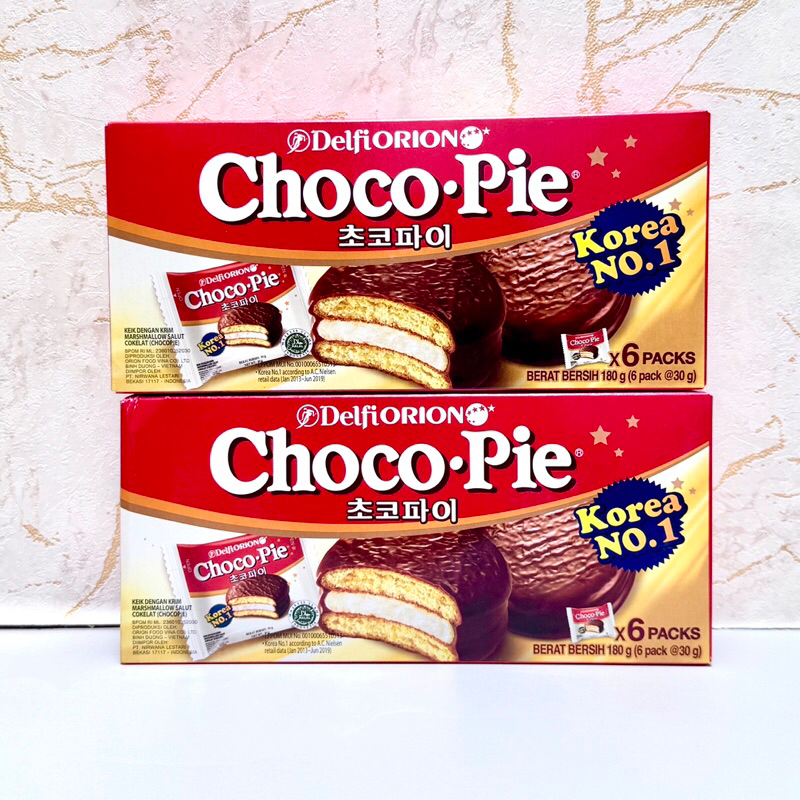 

Delfi Orion Choco Pie Dark Cacao Biskuit Softcake 6P