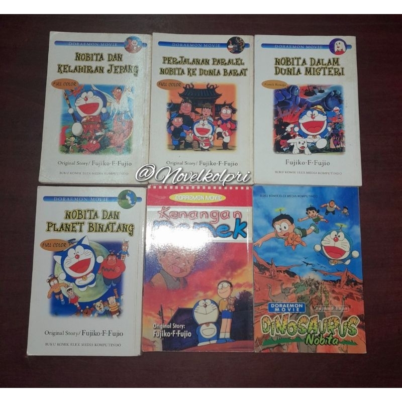 Komik SET 6 Buku Doraemon Movie Full Color