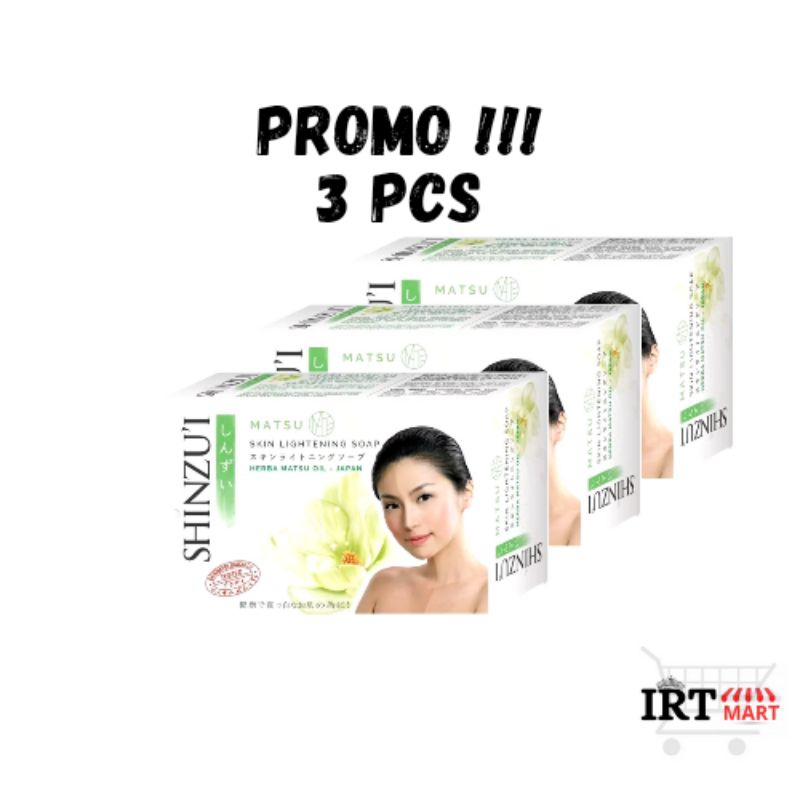 3 PCS SABUN SHINZUI | Paket Hemat Sabun Mandi Batang Shinzui Murah