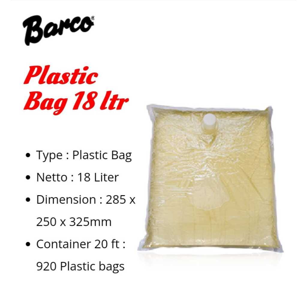 

Minyak Kelapa Barco BIB 18 liter