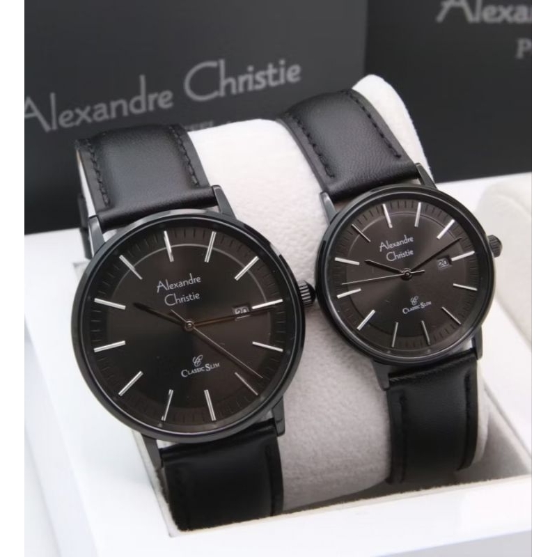 jam tangan Alexandre christie pasangan 8694MD / 8694LD original