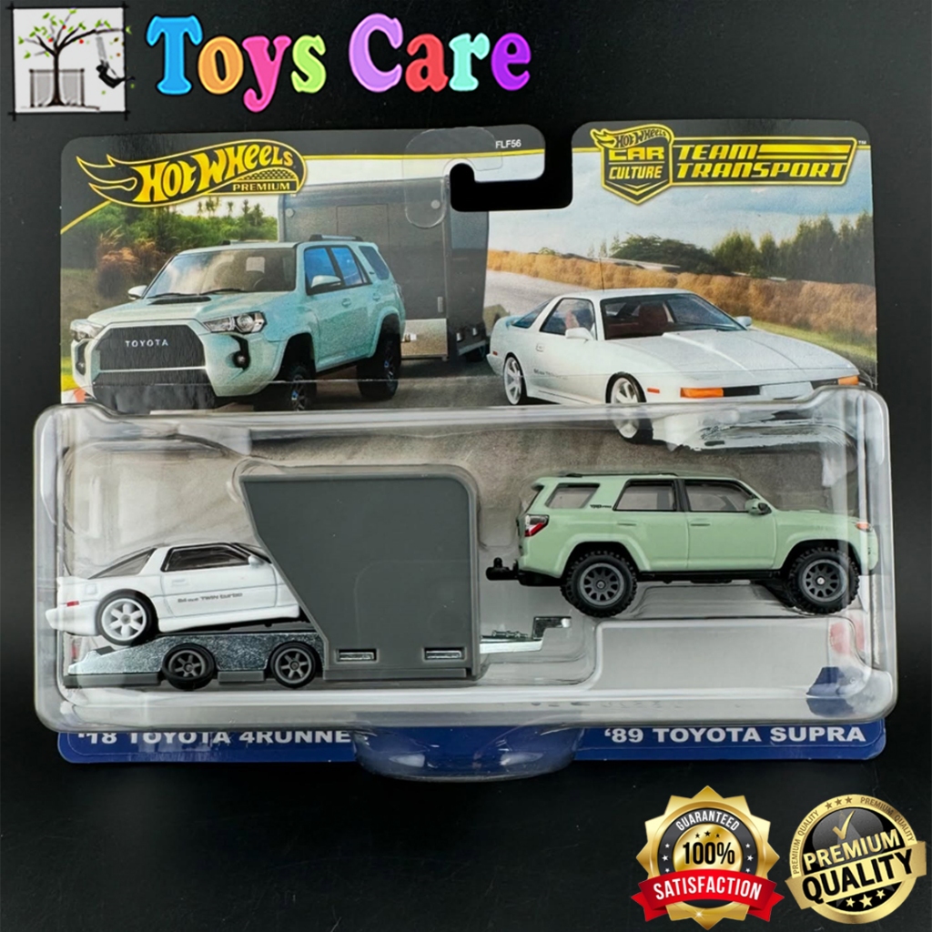 Hot Wheels Premium Team Transport 18 Toyota 4Runner 89 Toyota Supra Original Mattel