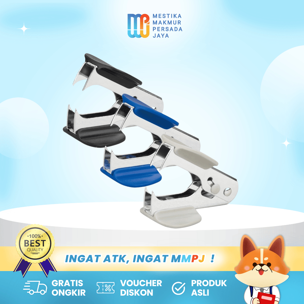 

Deli Stapler Remover / Pencabut Hekter Bahan Metal Anti Karat E0231