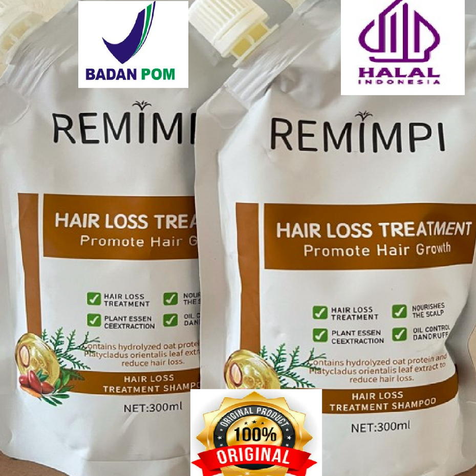 shampo Rambut tipis remimpi Rontok ketombe bpom Original