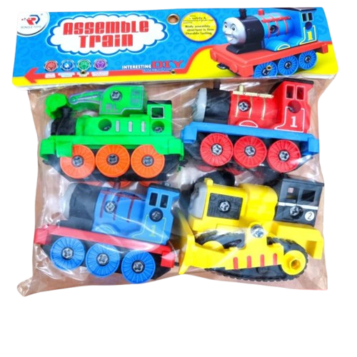 Mainan Kereta DIY Mainan Kereta DIY Bongkar Pasang Isi 4 Mainan Edukasi Anak