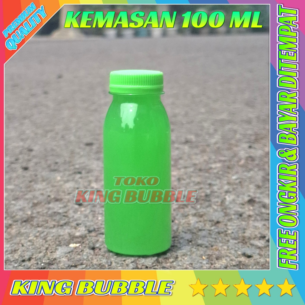 Balon sabun extra jumbo / Gelembung sabun mainan anak hijau 100 ML