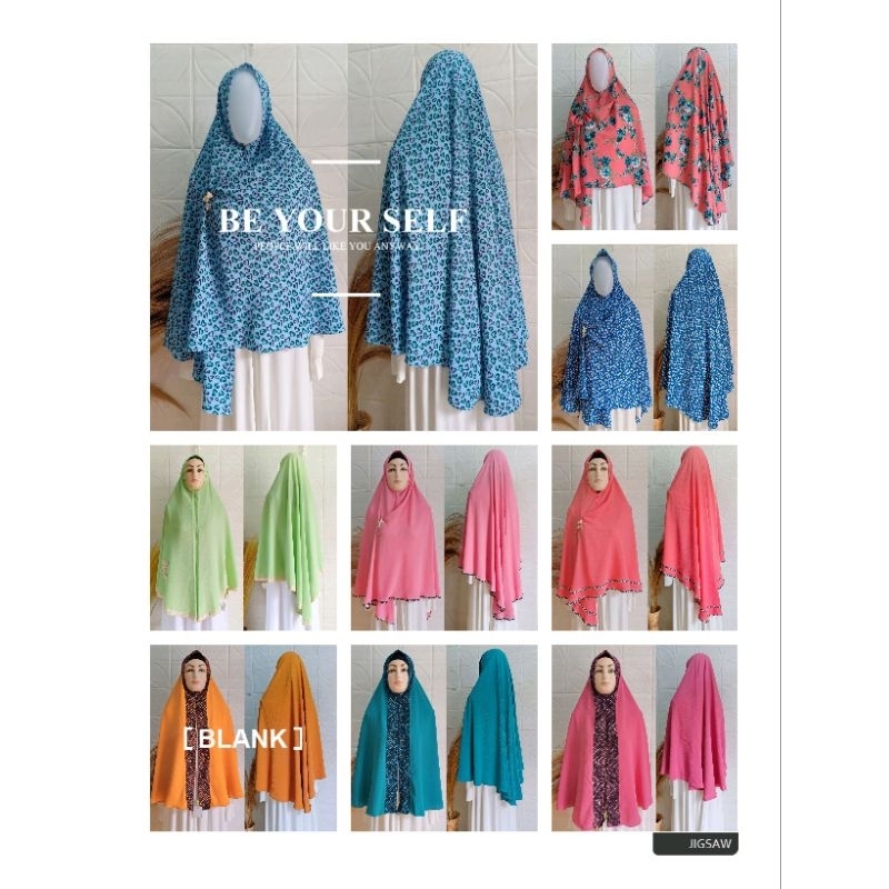 Khimar Syari Premium / Khimar Syari Polos / Khimar Syari Motif / Khimar Polos Murah / Khimar Pengaji