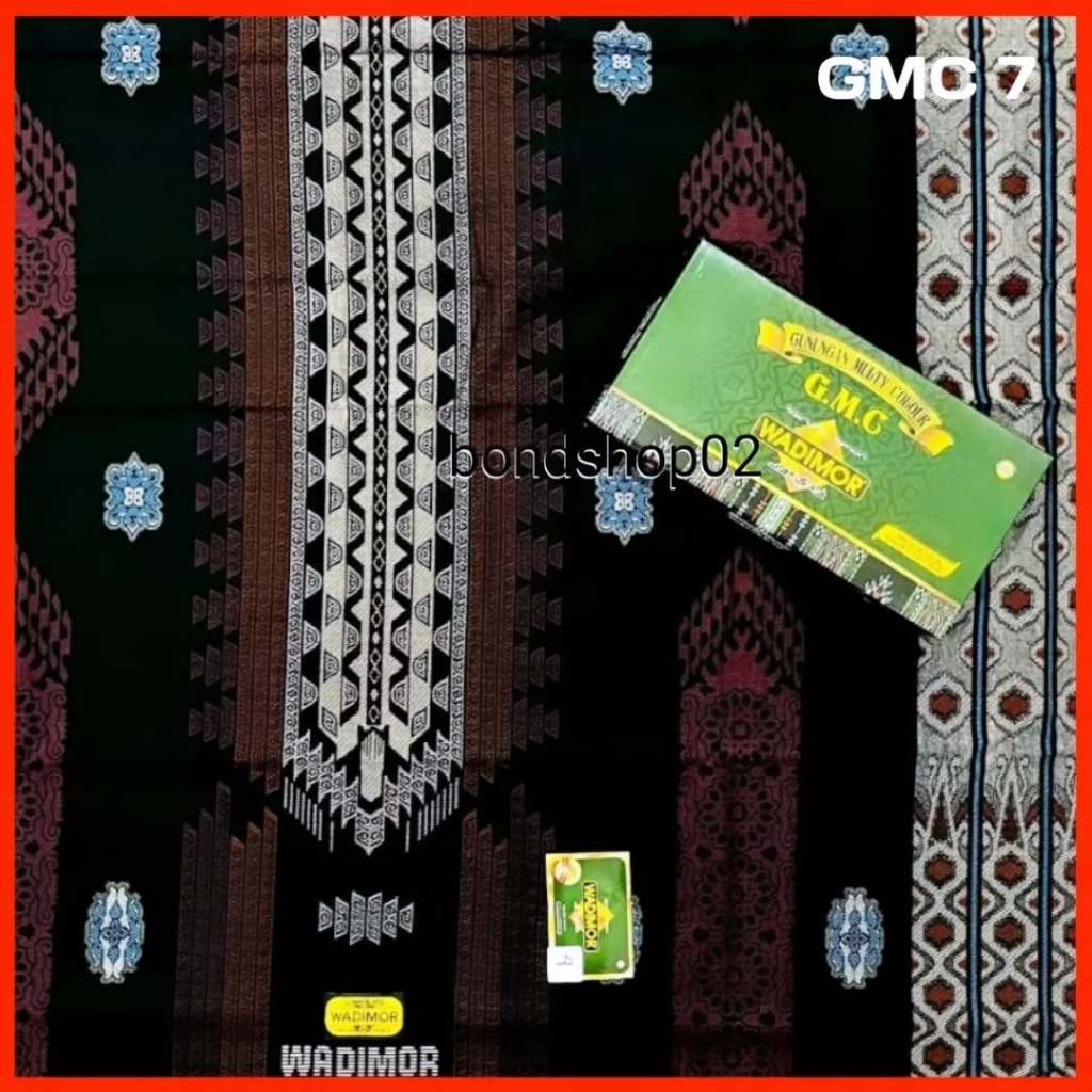 TERBARU Sarung Tenun Wadimor GMC  / Sarung Wadimor Motif Songket Print