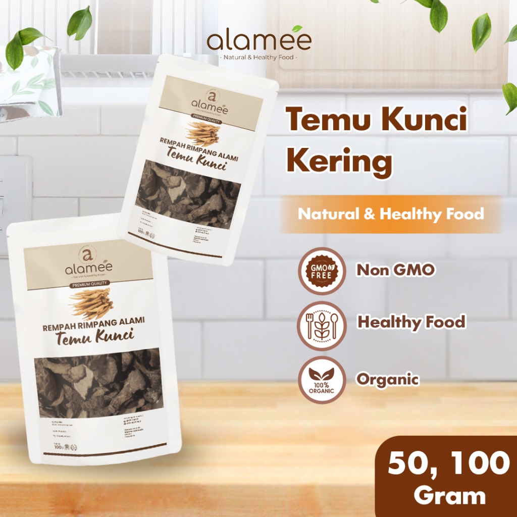 

ALAMEE Temu Kunci Kering Fingerroot Rempah Rimpang Alami Iris