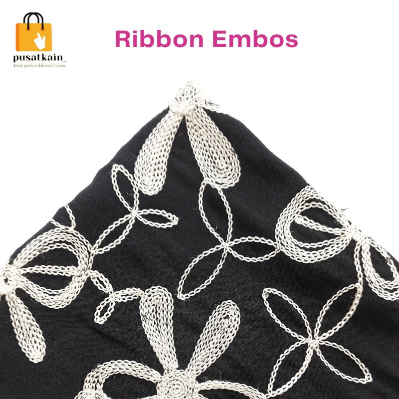 KAIN MURAH / Katun Bordir /Kain Katun / Bordir Motif / Kebaya Bordir / Gamis Katun/