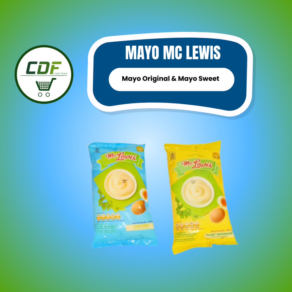 

Terlengkap Mayo MC LEWIS : Mayo Ori 500gr & 1kg / Mayo Sweet 500gr & 1kg / Saus Mayo Rasa Original / Mayonise / Mayonis