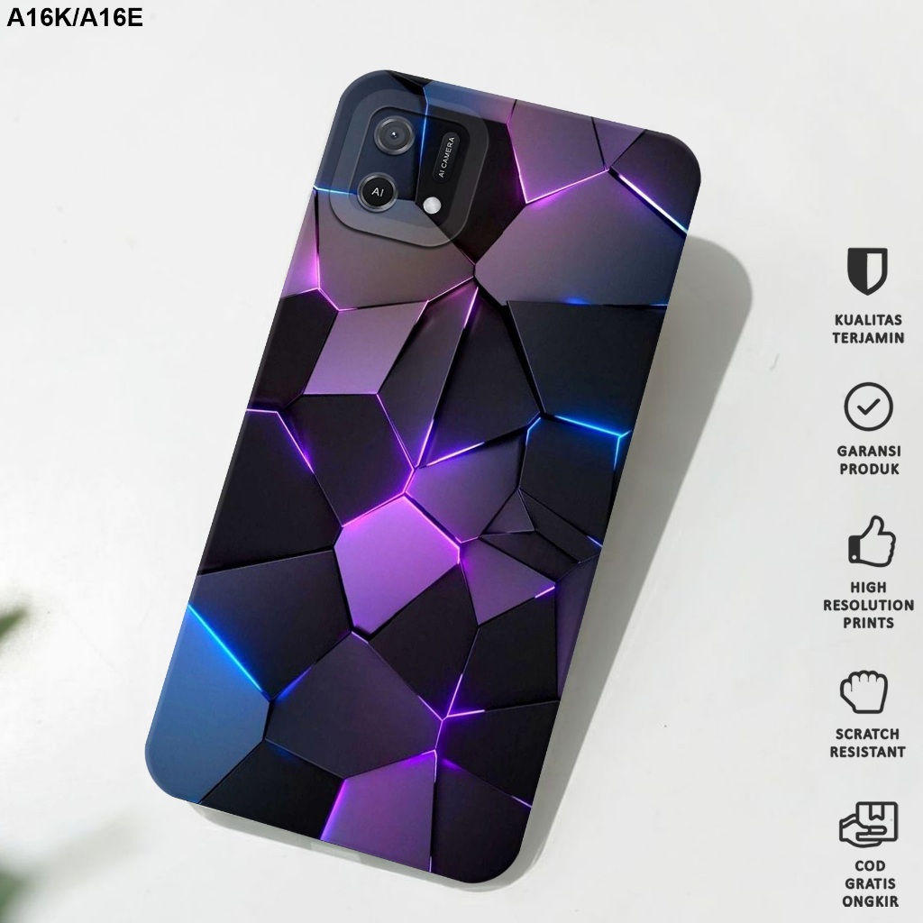 Case Oppo A16K/A16E - Casing Hp Oppo A16K/A16E Motif Abstrak - Softcase Oppo A16K/A16E - Softcase Hp