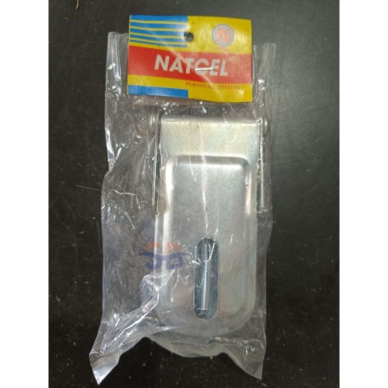 overall jumbo 3 inch / overpal gembok 3 inch / dudukan gembok kecil / grendel gembok / overpal badak