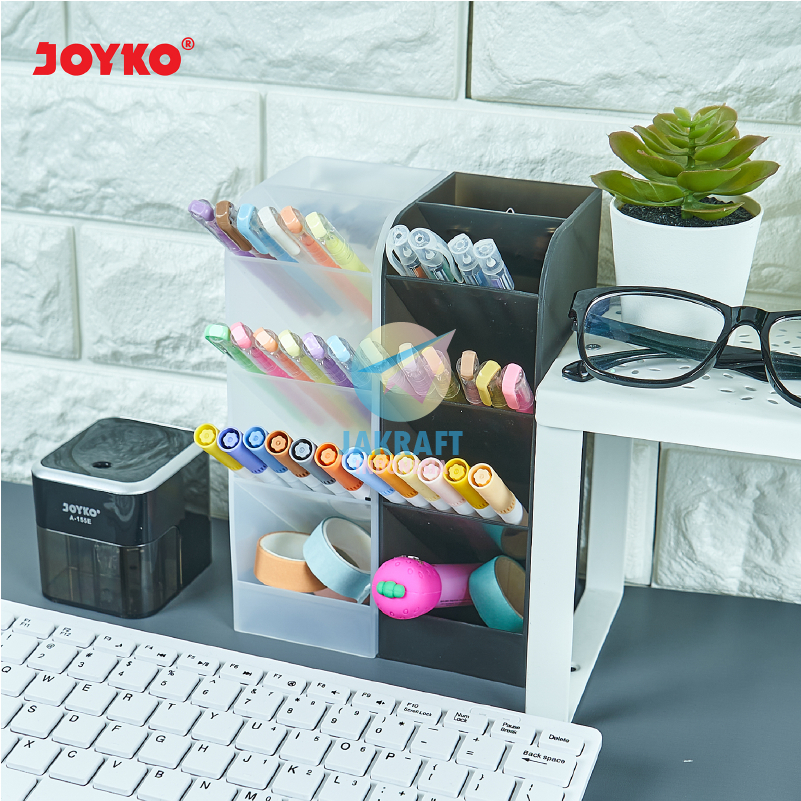 

(1 Pcs) Desk Set JOYKO DS-49CO Rak Pen Holder Tempat Alat Tulis Pensil Meja Stationery Stand