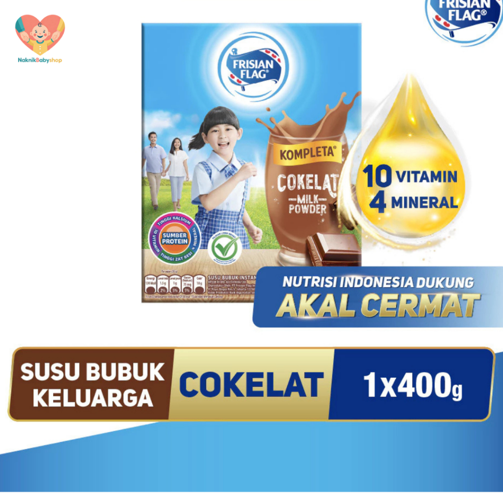 

Frisian Flag Kompleta Cokelat Milk Powder 400 gr