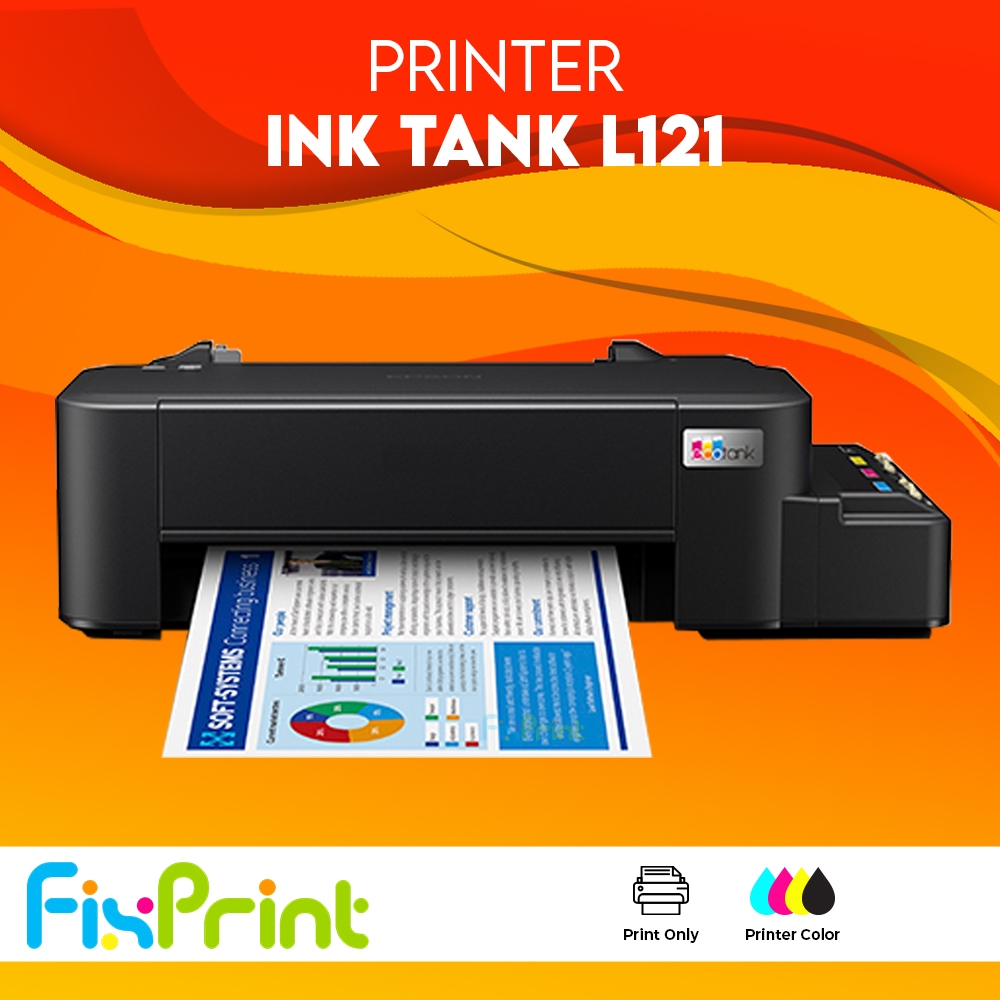 

EPSN Printer L121 Hitam Print Warna Infus Modif Inktank Pabrikan Penganti Seri L120 Print Foto Photo Pengganti Epson L120 l120