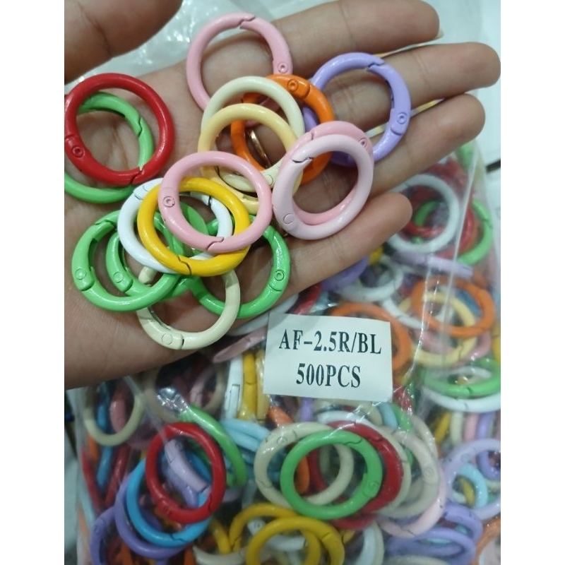 500 pcs ring O ring bulat besi warna