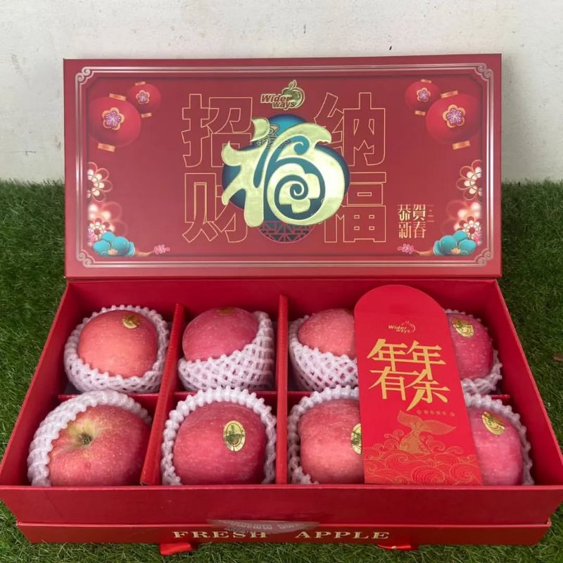 

Apel Fuji Premium Giftbox imlek Sincia CNY isi 8pcs