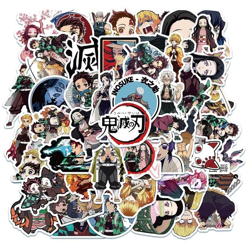 

(10pcs) Sticker Demon Slayer Kimetsu no Yaiba random