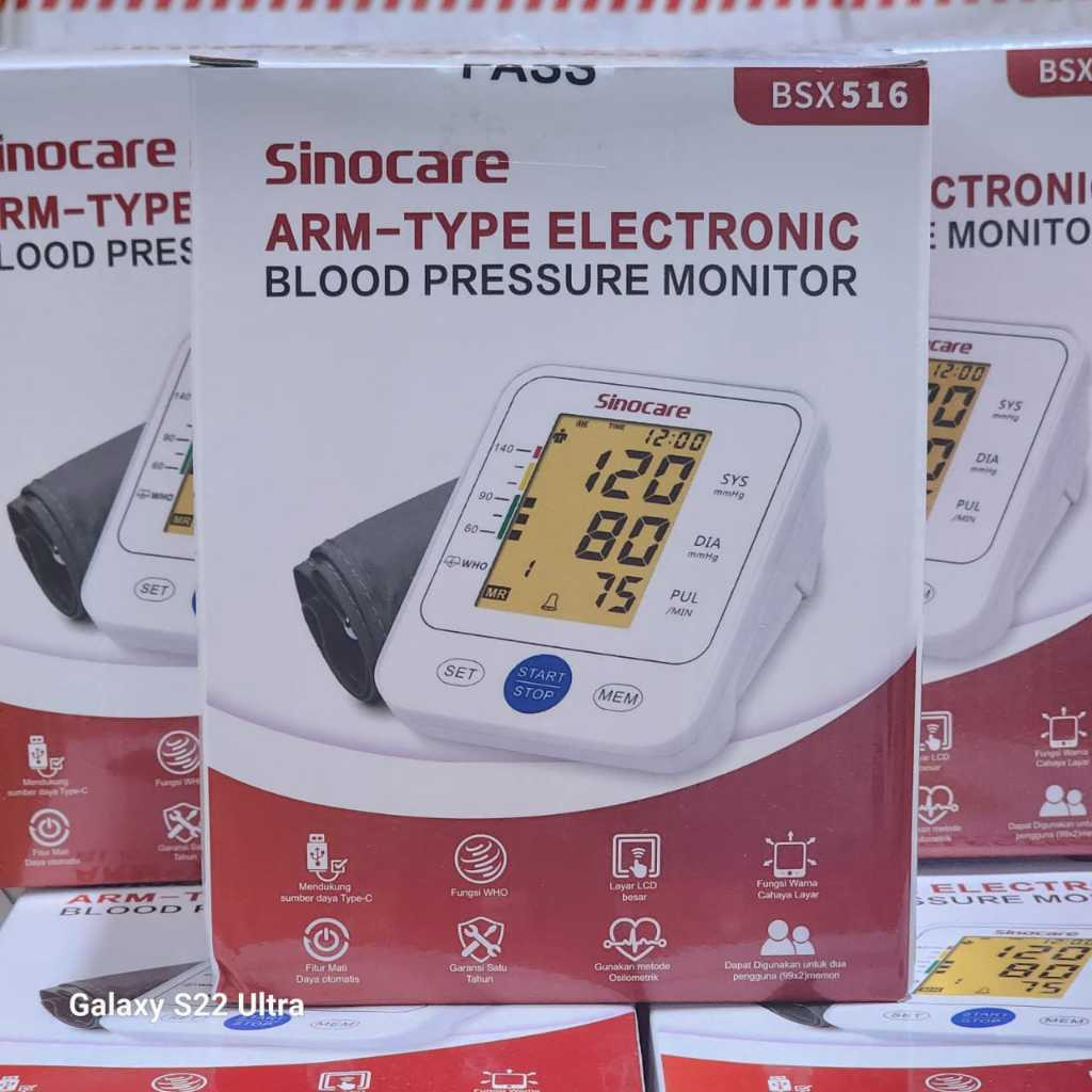 TENSIMETER DIGITAL SINOCARE BSX516/ALAT CEK TEKANAN DARAH DIGITAL SINOCARE BSX516