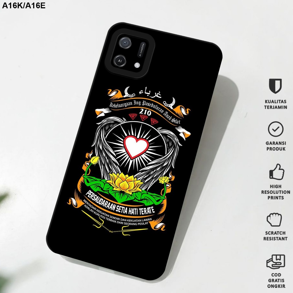 Case Oppo A16K/A16E - Casing Hp Oppo A16K/A16E Motif PSHT - Softcase Oppo A16K/A16E - Softcase Hp Op