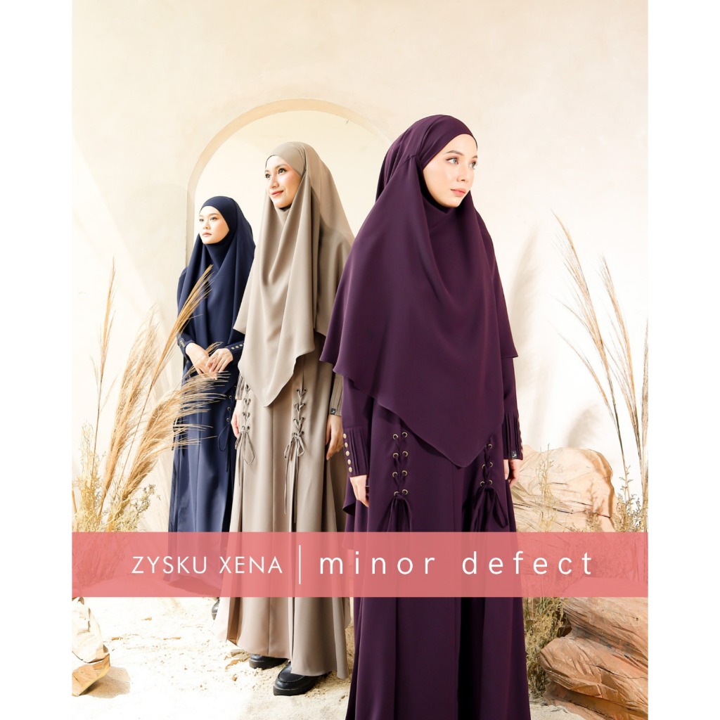 Zysku Xena | Minor Defect | Layla Abaya | Dress Abaya & Khimar Haji Umroh Mazen Mina AntiUV