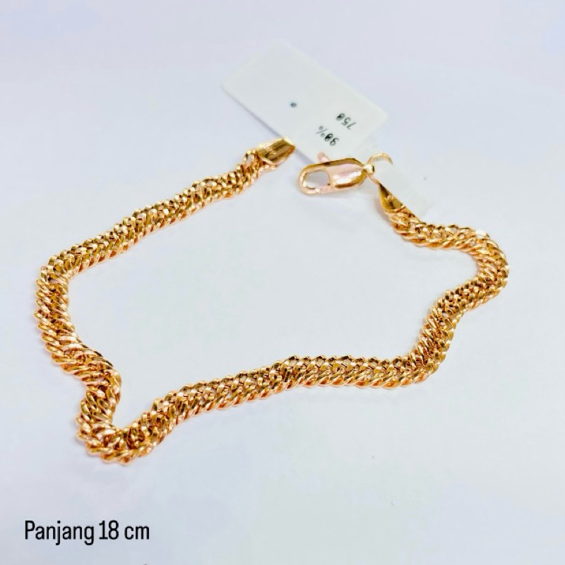 gelang emas fashion italy 7k