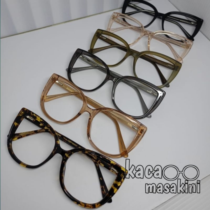 KACAMATA (BEBEB)MINUS KACAMATA WANITA FRAME( MUKA LEBAR) KACAMATA WANITA FRAME LENSA PHOTOCROMIC FRA