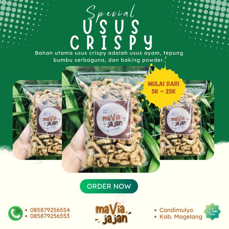 

USUS KRISPI SUPER RENYAH DAN GURIH / KERIPIK USUS LEZAT DAN NIKMAT