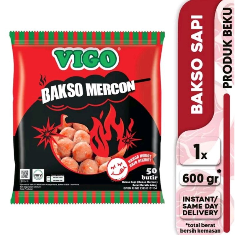 

Vigo Bakso Mercon isi 50 butir