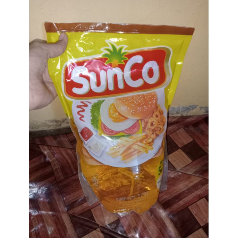 

Minyak goreng sunco 2ltr