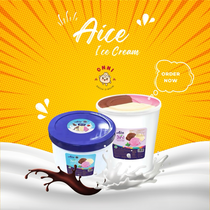 

[Termurah] ready ice cream Aice ember bucket 5 liter / 8 liter