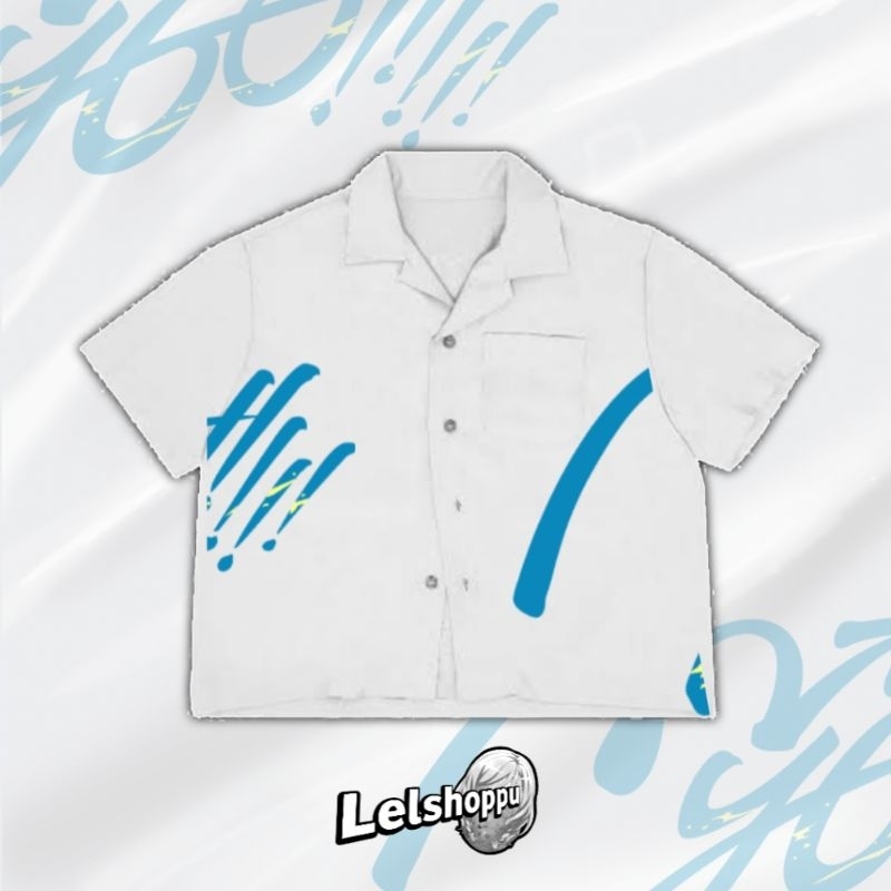 MyGo "one" Shirt/kemeja putih oversize from Bandori / Bang dream