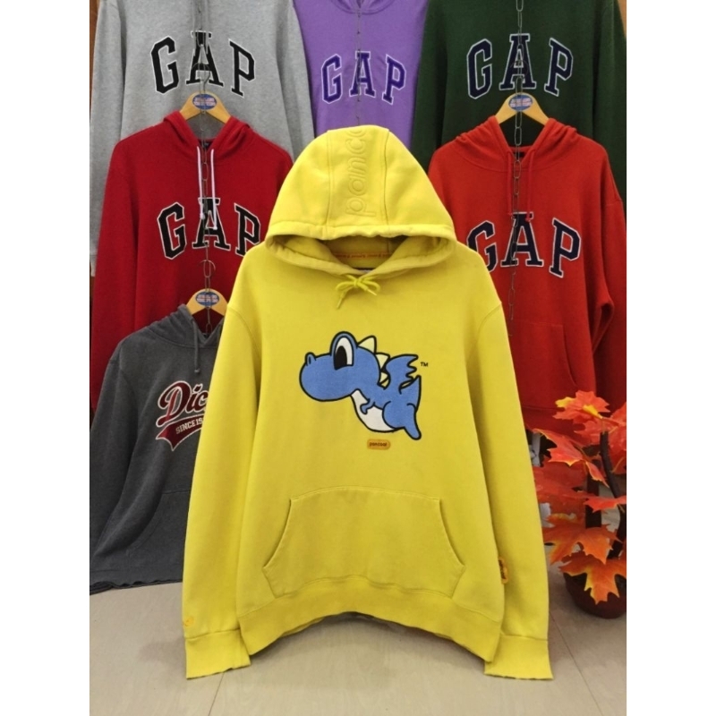 Hoodie Pancoat Pop Dragon Kuning Original.