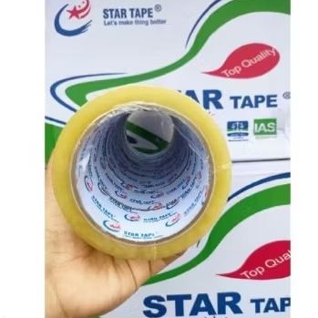 

STAR TAPE LAKBAN BENING & COKLAT 1 ROLL