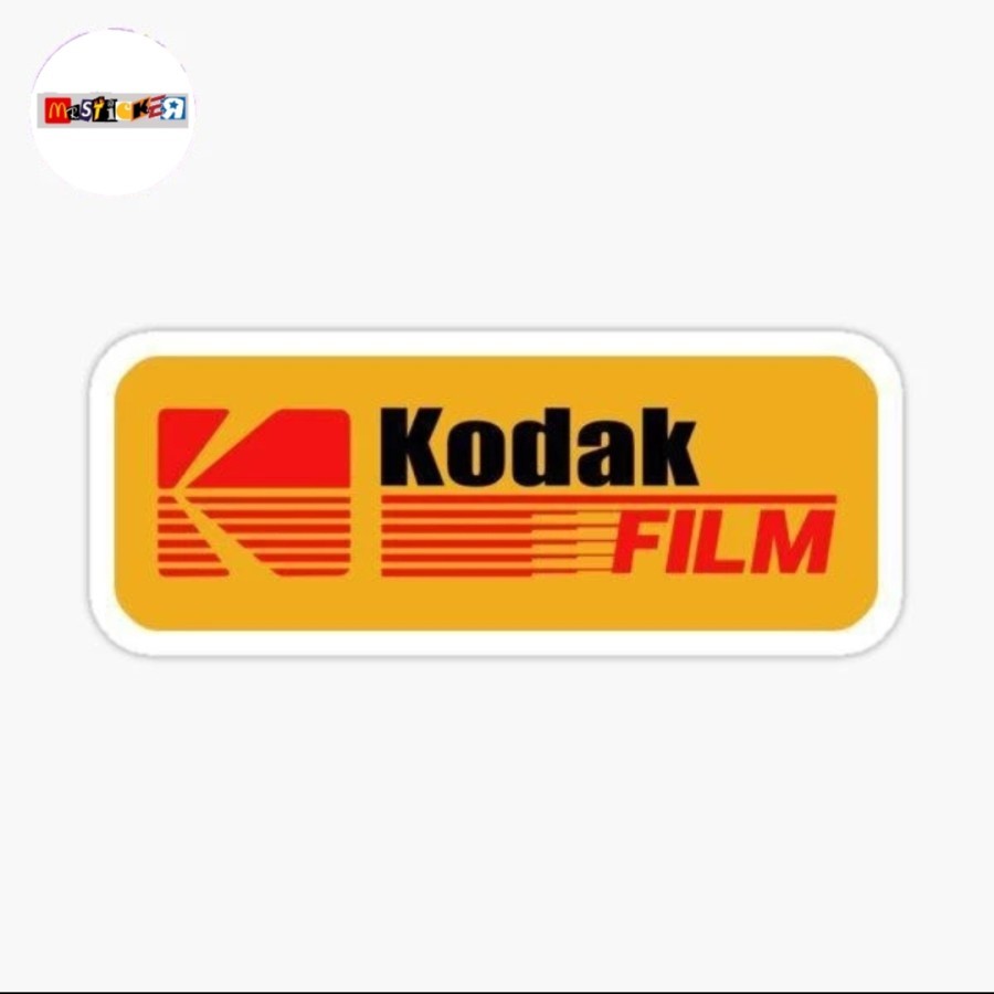 

sticker Kodak FILM logo stiker retro