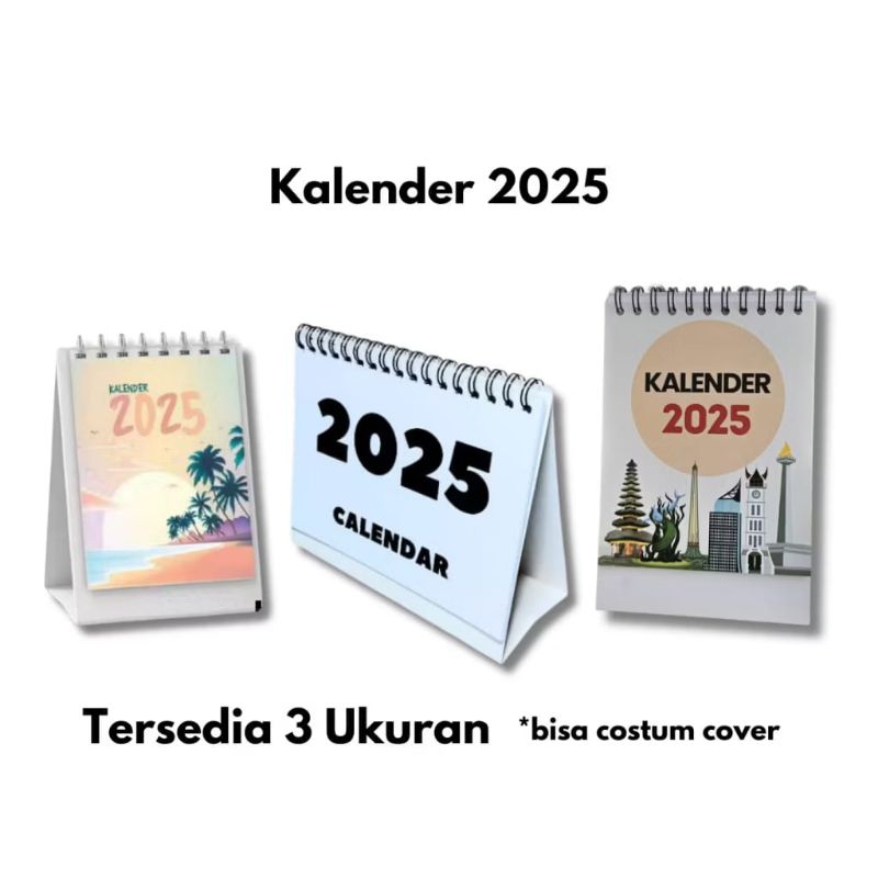 

(Kedai Kertas)Kalender Meja 2025 Ukuran A6 11 x 15 cm Calendar 2025