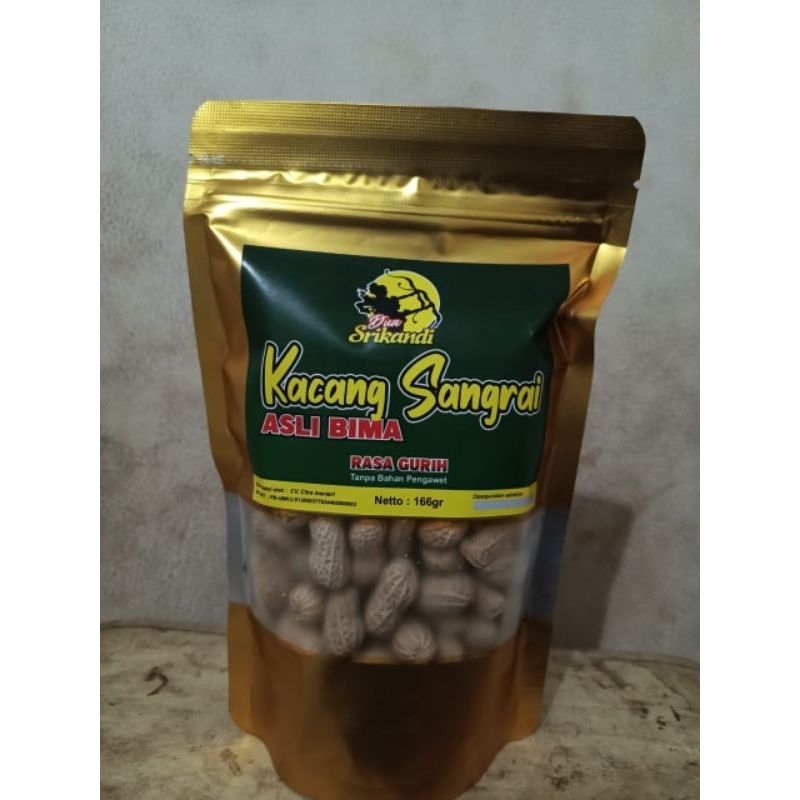 

Kacang Sangrai Asli BIMA. Rasa Gurih, Tanpa Bahan Pengawet.