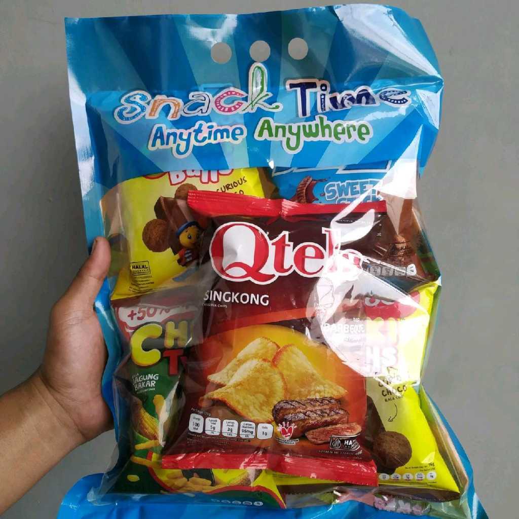 

10 Paket Snack Acara Pesta Party Ulang Tahun Hajatan Isi 5 Pcs Snack Indofood