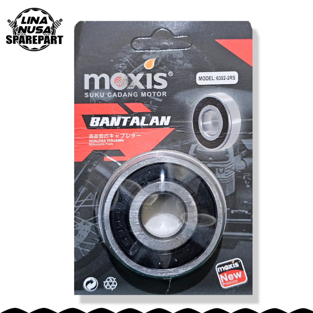 Bearing Roda Depan 6302 - Motor Beat Street, Kia, Beat, Sporty, ESP - Lina Nusa Sparepart