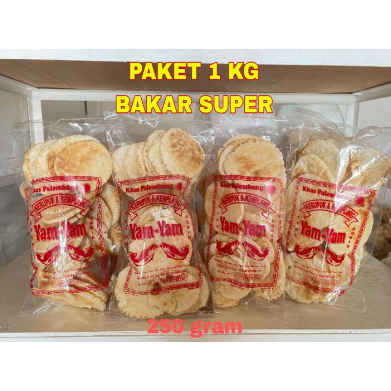 

paket 4 Bks kemplang bakar ikan tenggiri