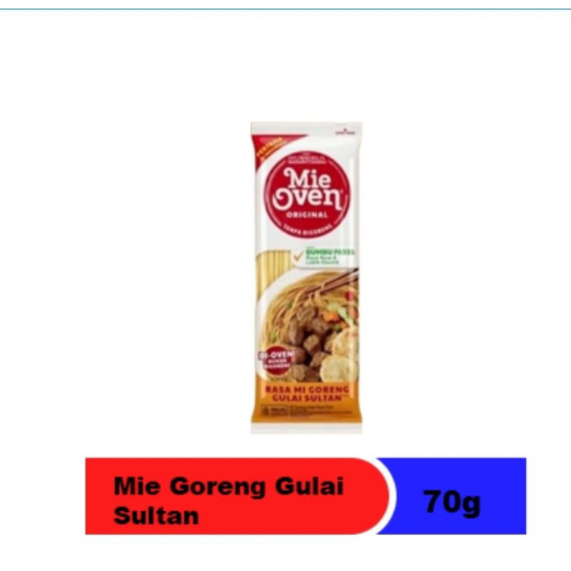 

MIE OVEN MIE GORENG GULAI SULTAN PCK 70g 1 Dus
